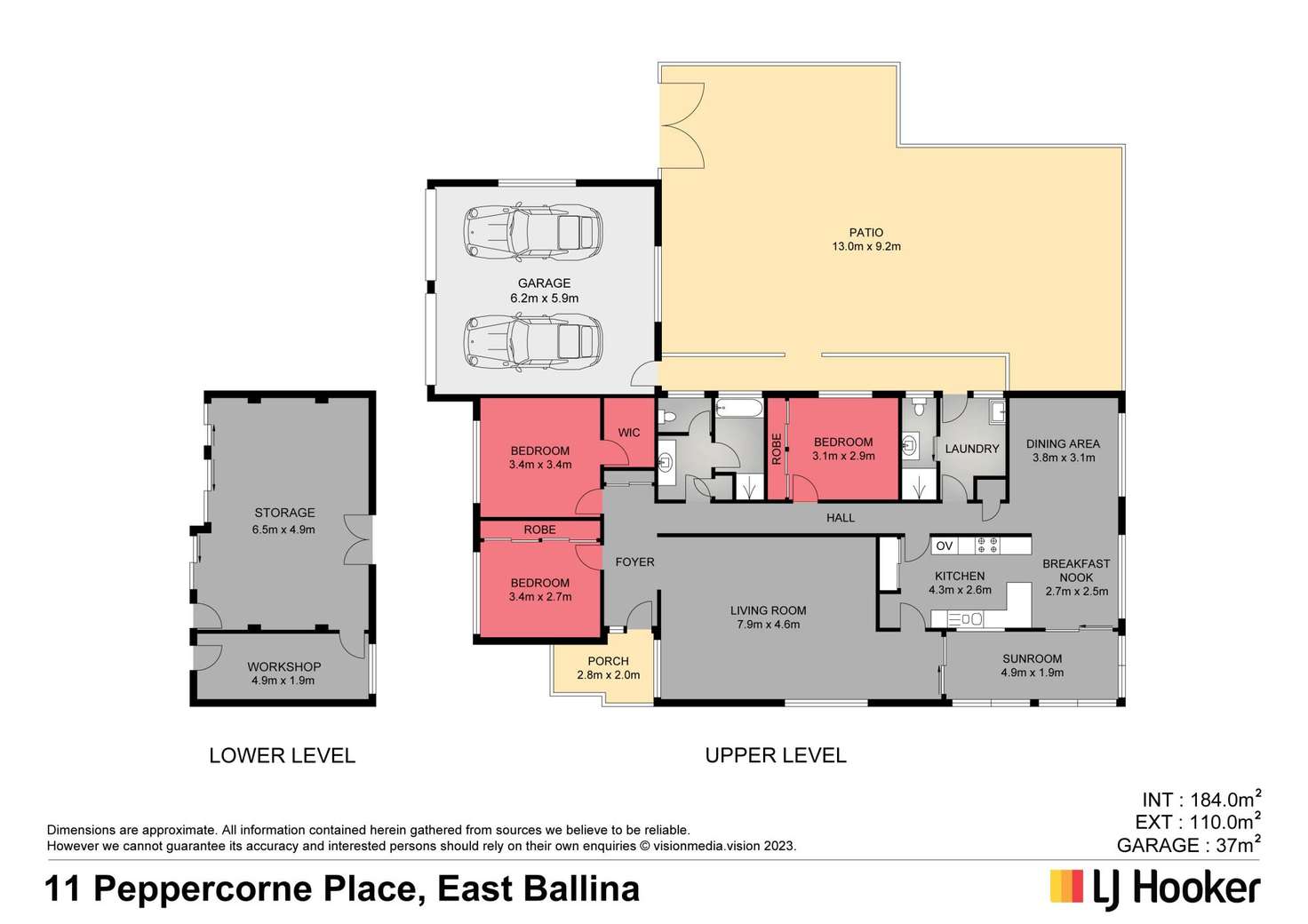 Floorplan of Homely house listing, 11 Peppercorne Place, East Ballina NSW 2478