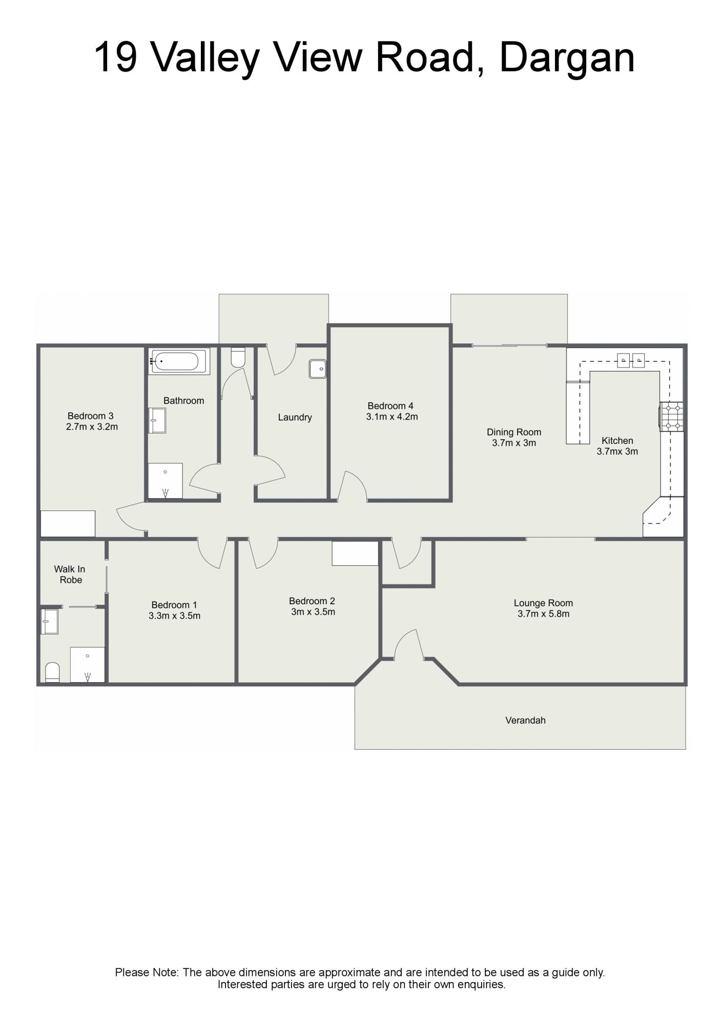 Floorplan of Homely lifestyle listing, 19 Valley View Road, Dargan NSW 2786