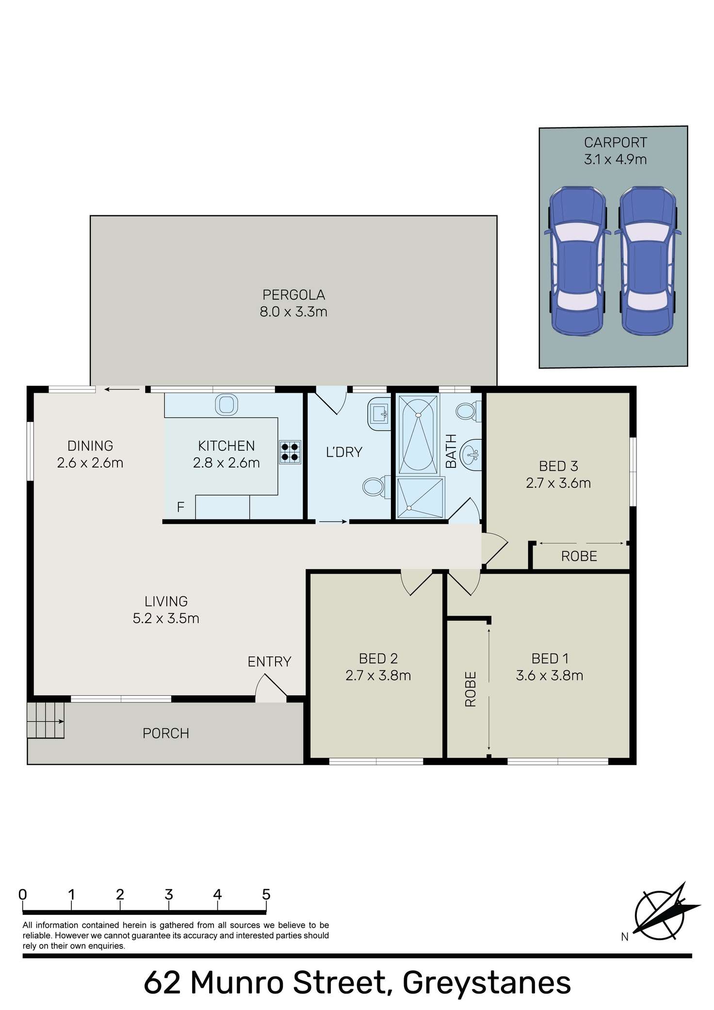 Floorplan of Homely house listing, 62 Munro Street, Greystanes NSW 2145