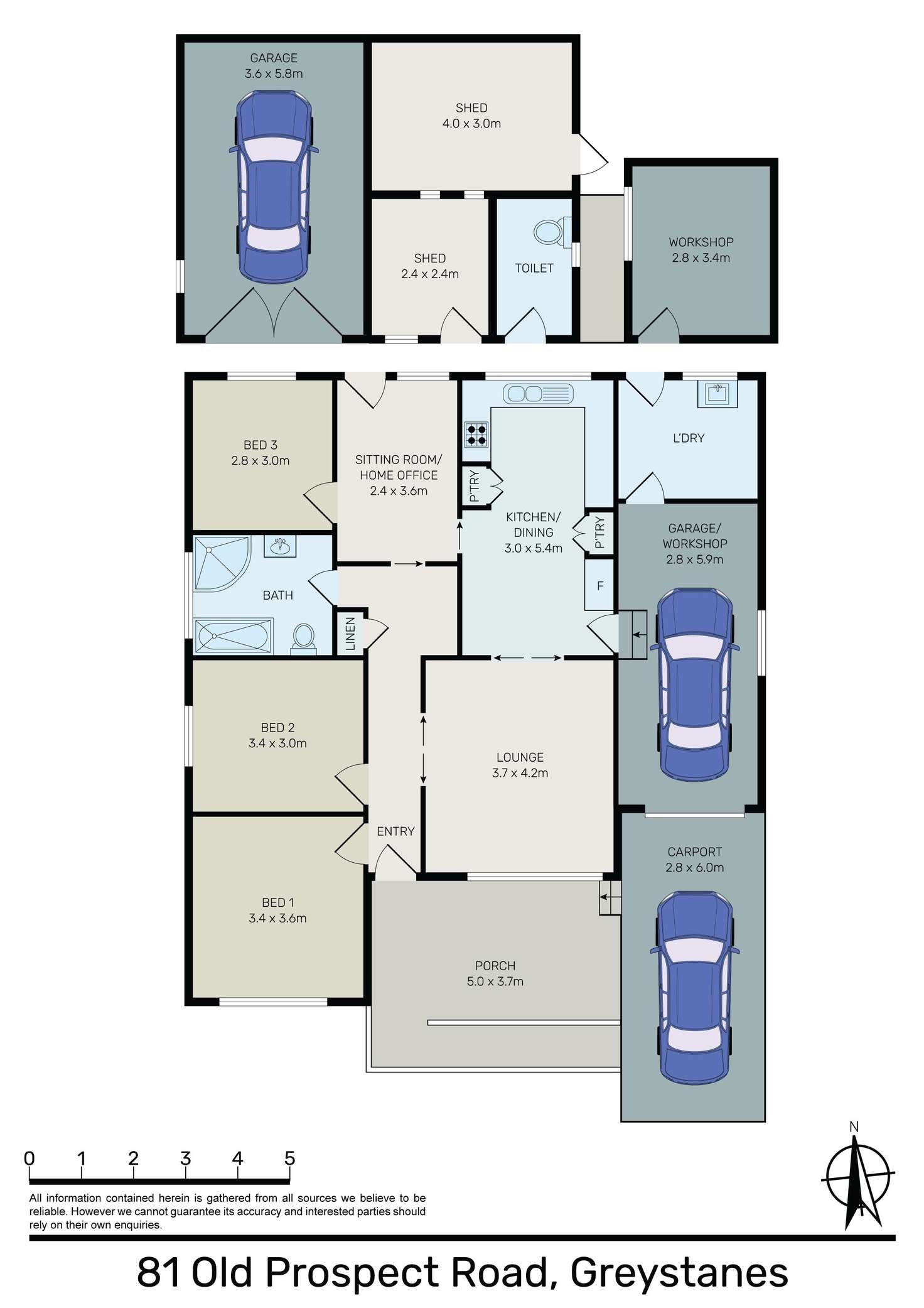 Floorplan of Homely house listing, 81 Old Prospect Road, Greystanes NSW 2145
