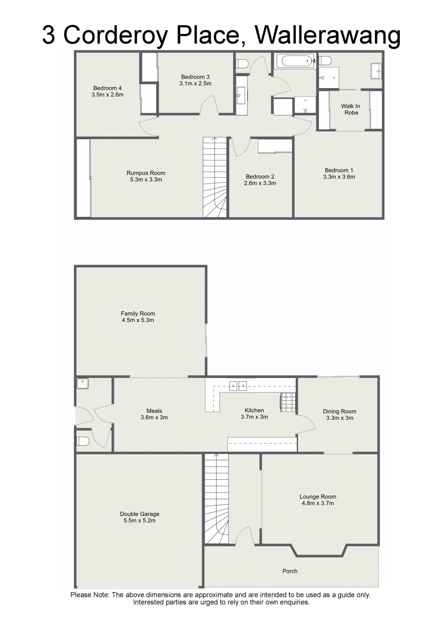 Floorplan of Homely house listing, 3 Corderoy Place, Wallerawang NSW 2845