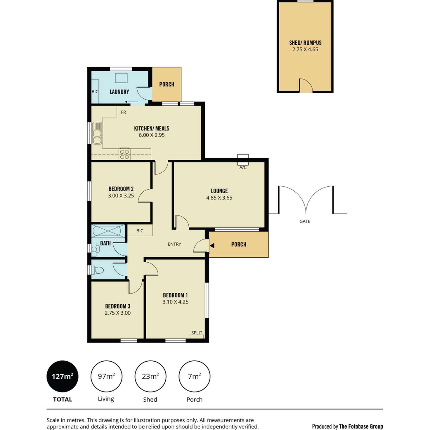Floorplan of Homely house listing, 57 Whitington Road, Davoren Park SA 5113