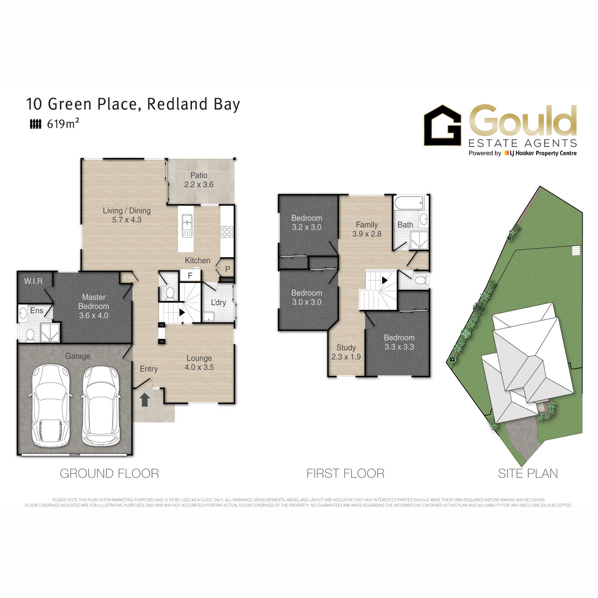 Floorplan of Homely house listing, 10 Green Place, Redland Bay QLD 4165