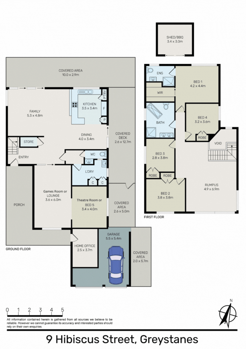 Floorplan of Homely house listing, 9 Hibiscus Street, Greystanes NSW 2145