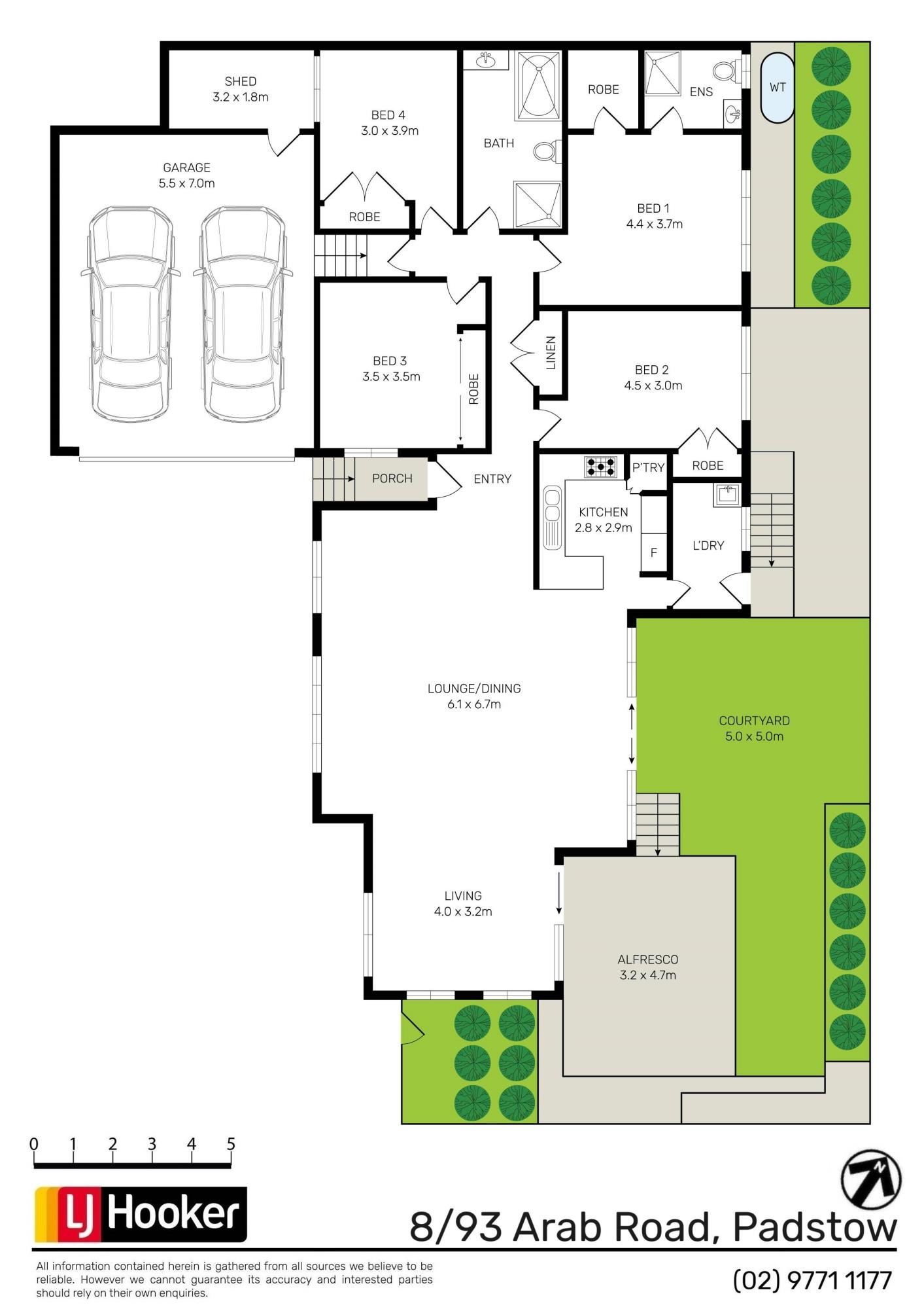 Floorplan of Homely villa listing, 8/93-97 Arab Road, Padstow NSW 2211