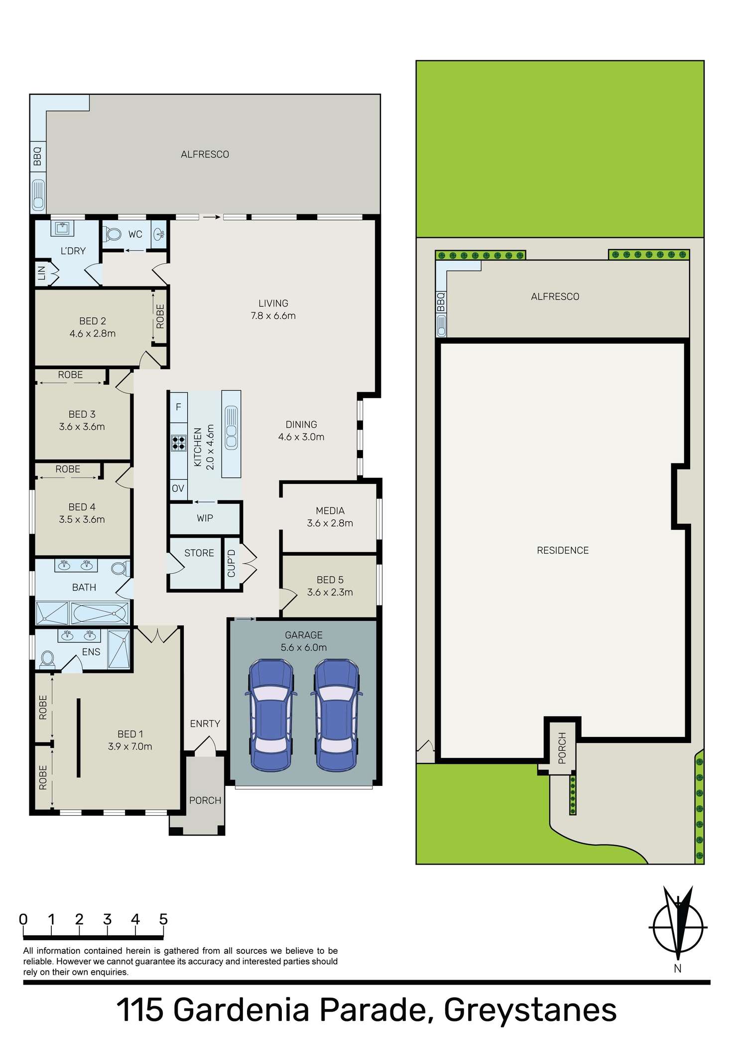 Floorplan of Homely house listing, 115 Gardenia Parade, Greystanes NSW 2145