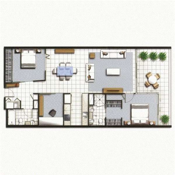 Floorplan of Homely apartment listing, 403/11 Compass Drive, Biggera Waters QLD 4216