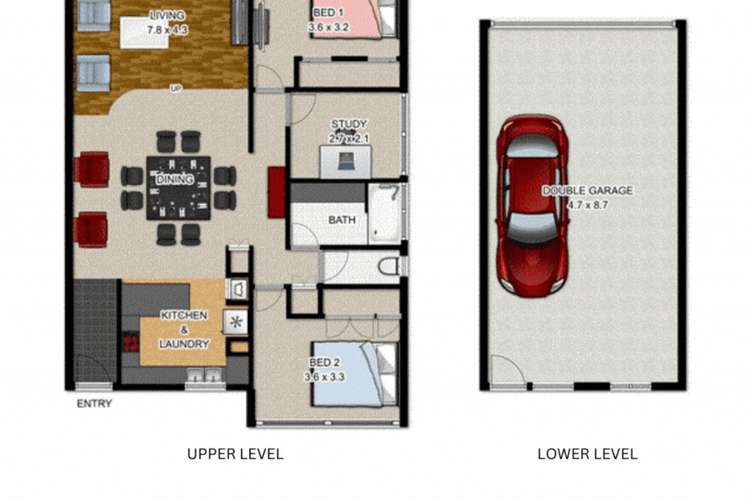 Floorplan of Homely unit listing, 5/64 Swann Road, Taringa QLD 4068