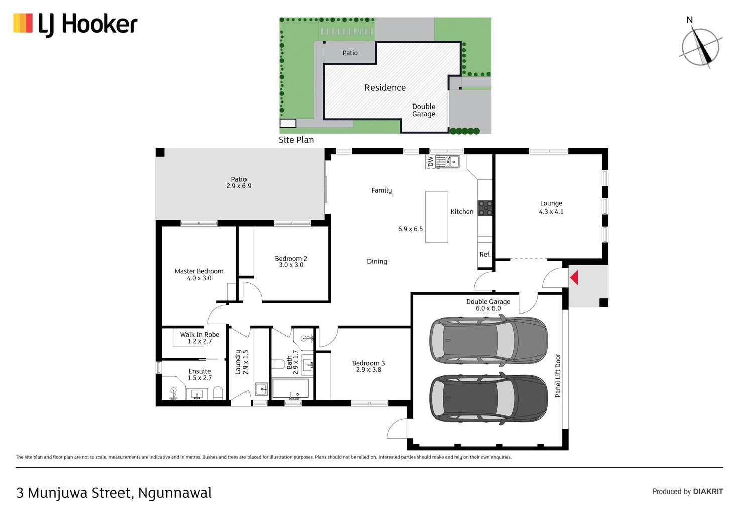 Floorplan of Homely house listing, 3 Munjuwa Street, Ngunnawal ACT 2913