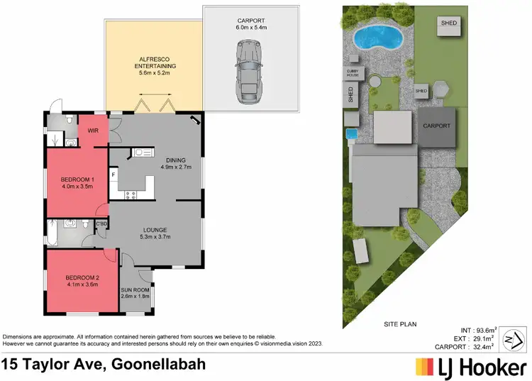 Floorplan of Homely house listing, 15 Taylor Avenue, Goonellabah NSW 2480