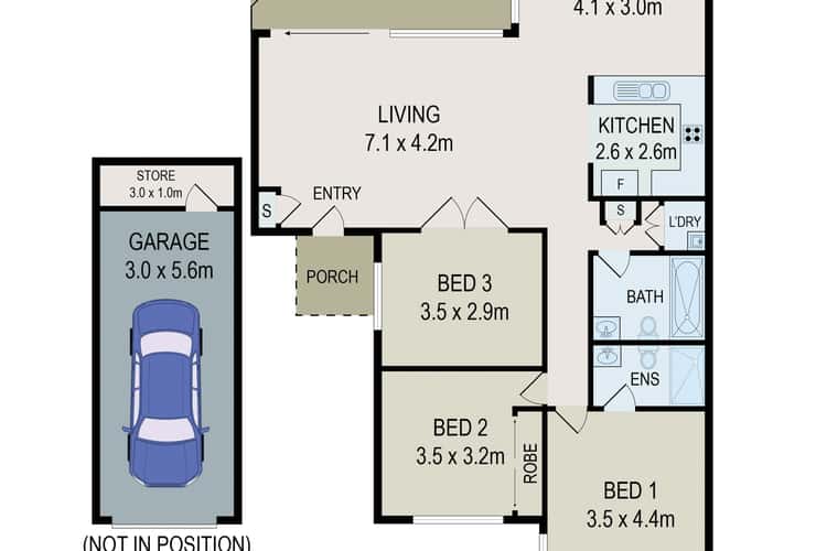 Floorplan of Homely villa listing, 5/1-1A Waimea Street, Burwood NSW 2134