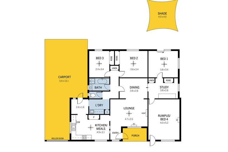 Floorplan of Homely house listing, 16 Saint Road, Smithfield Plains SA 5114