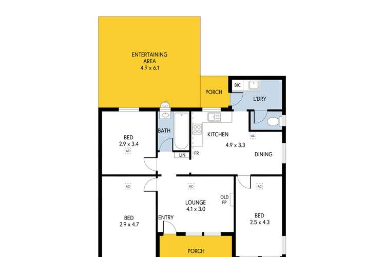 Floorplan of Homely house listing, 27 Heywood Street, Elizabeth North SA 5113
