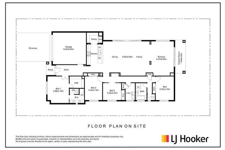 Floorplan of Homely house listing, 112 Malibu Boulevard, Point Cook VIC 3030