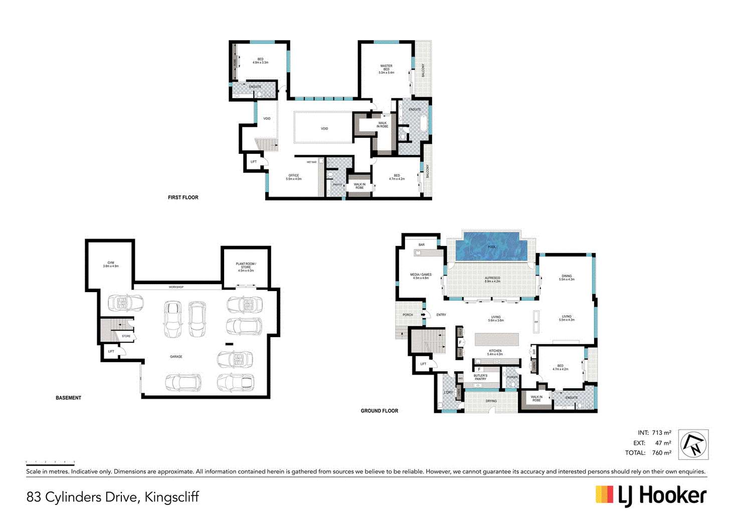 Floorplan of Homely house listing, 83 Cylinders Drive, Kingscliff NSW 2487