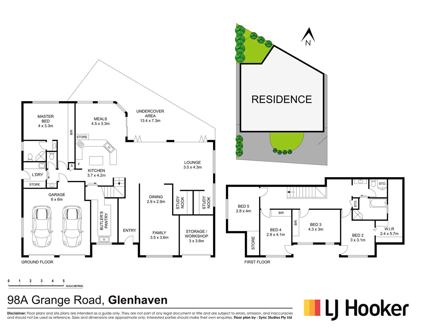 Floorplan of Homely house listing, 98A Grange Road, Glenhaven NSW 2156