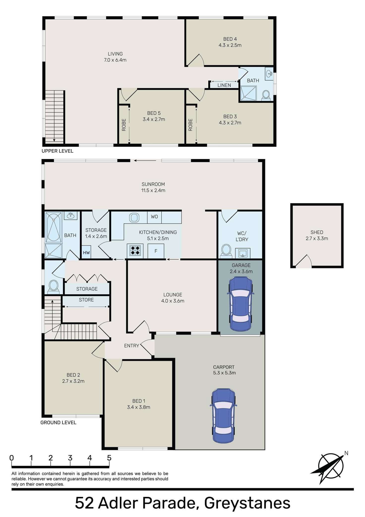 Floorplan of Homely house listing, 52 Adler Parade, Greystanes NSW 2145