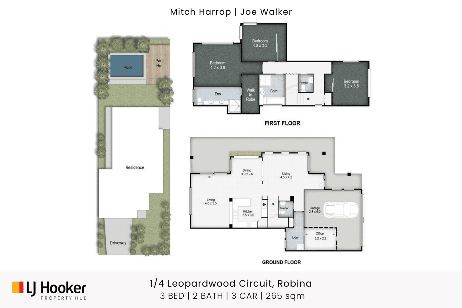 Floorplan of Homely house listing, 1/4 Leopardwood Circuit, Robina QLD 4226