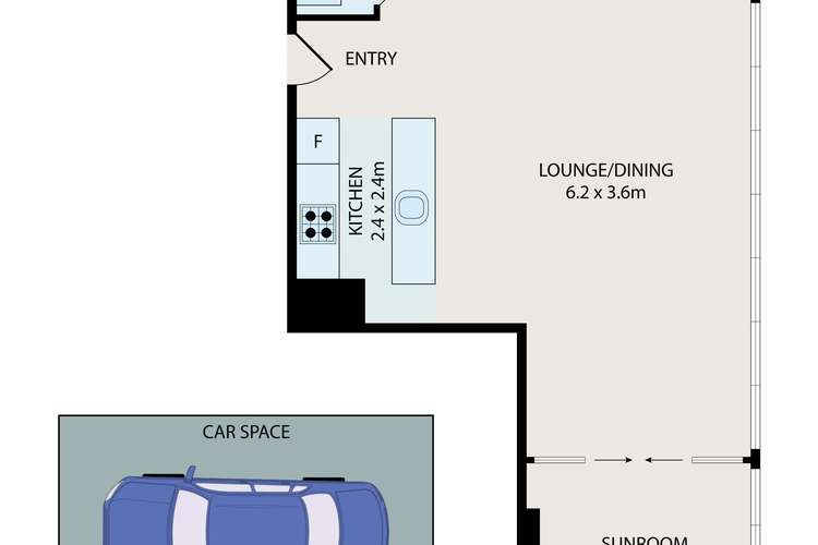 Floorplan of Homely apartment listing, 74/1 Railway Parade, Burwood NSW 2134