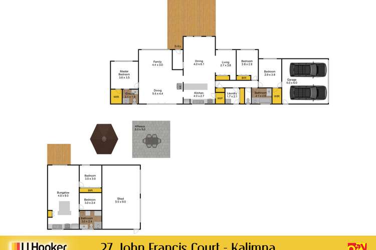 Floorplan of Homely house listing, 27 John Francis Court, Kalimna VIC 3909