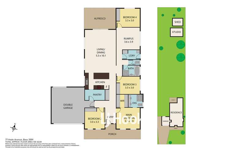 Floorplan of Homely house listing, 77 Hade Avenue, Bass VIC 3991
