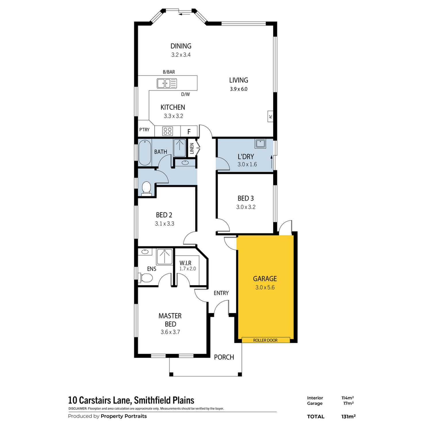 Floorplan of Homely house listing, 10 Carstairs Lane, Smithfield Plains SA 5114