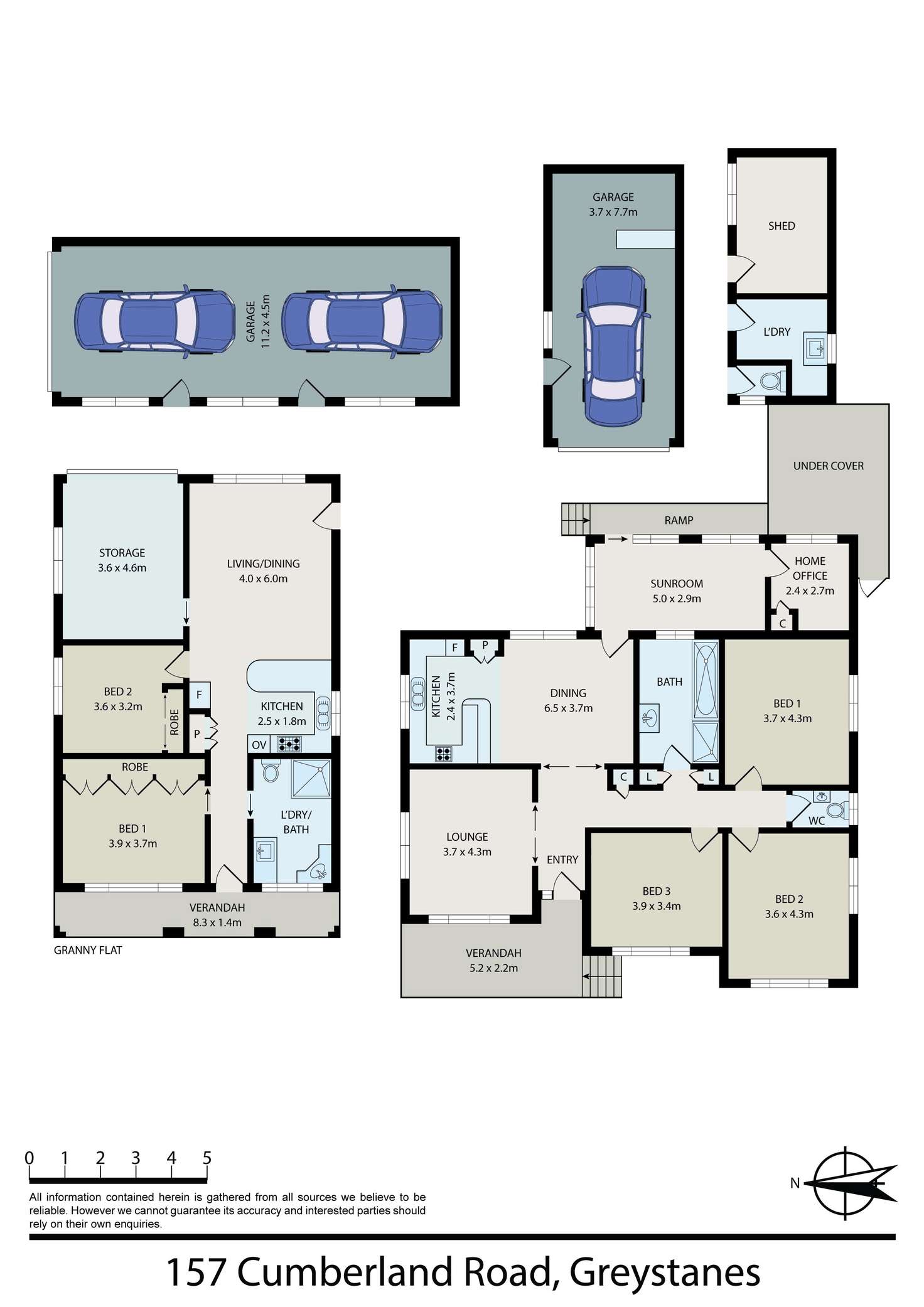 Floorplan of Homely house listing, 157 Cumberland Road, Greystanes NSW 2145