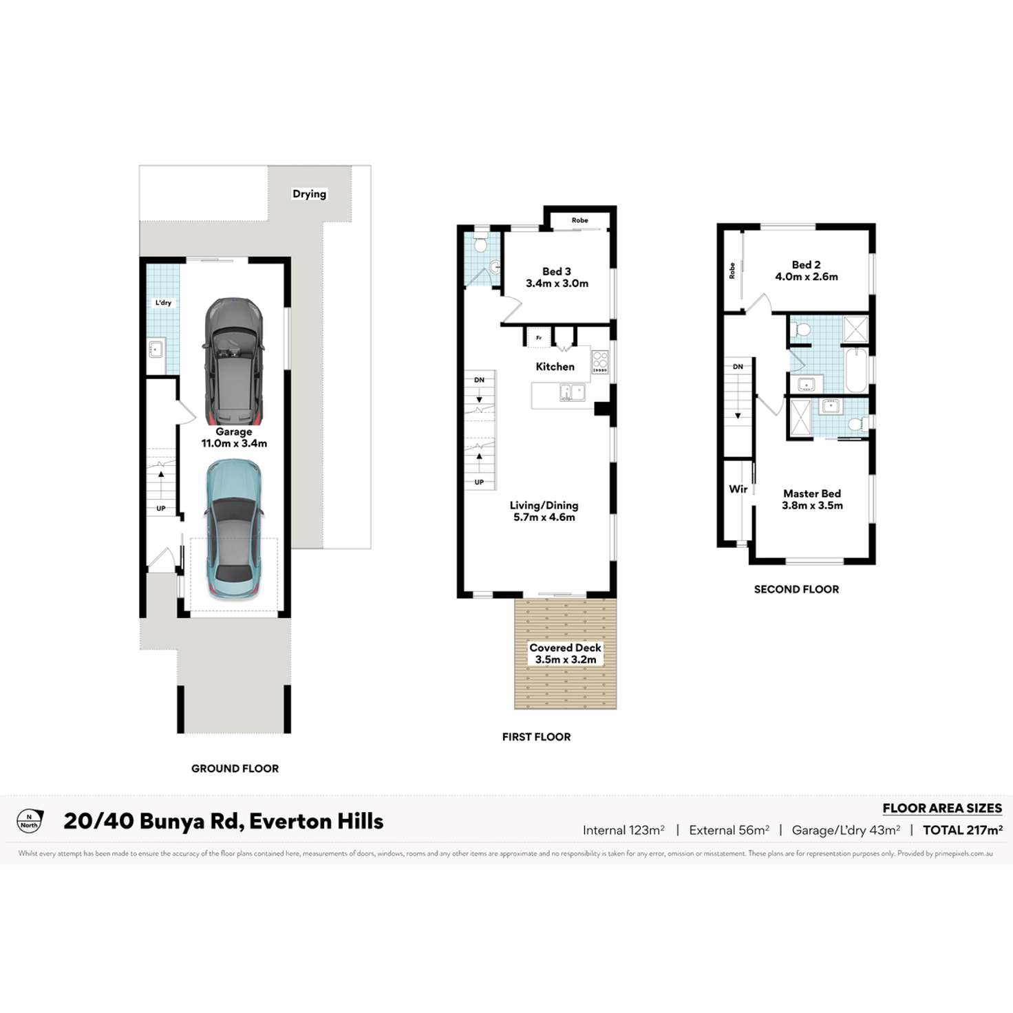 Floorplan of Homely townhouse listing, 20/40 Bunya Road, Everton Hills QLD 4053