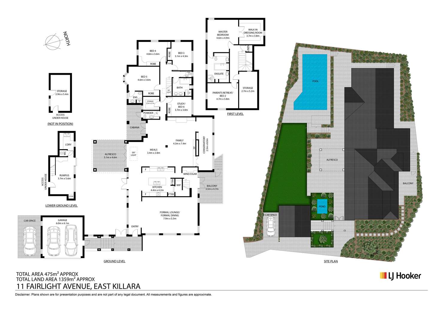 Floorplan of Homely house listing, 11 Fairlight Ave, Killara NSW 2071