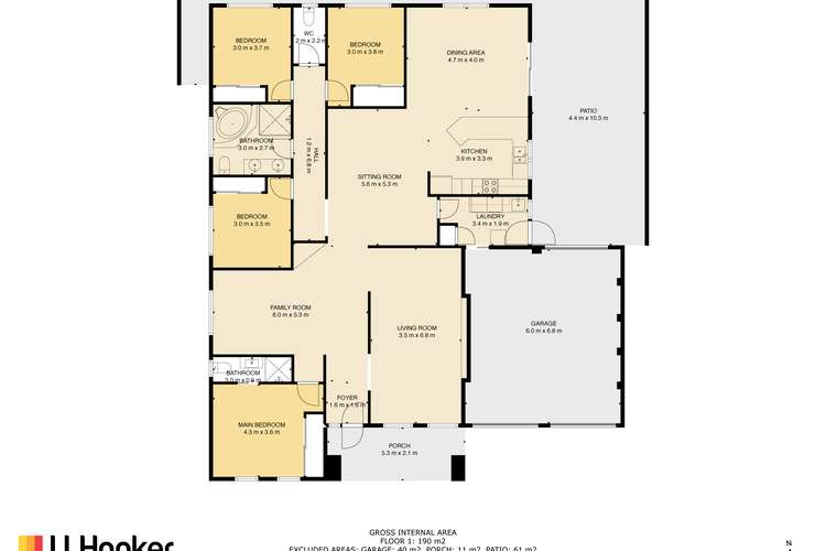 Floorplan of Homely house listing, 15 Emmett Street, Callala Bay NSW 2540