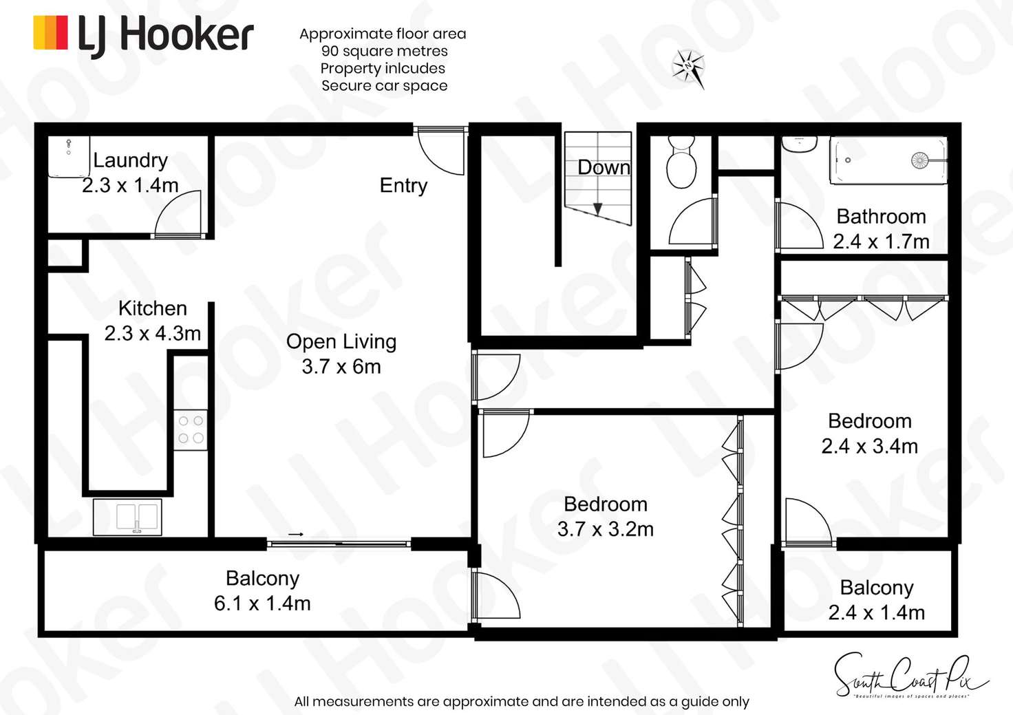 Floorplan of Homely unit listing, 8/230 Beach Road, Batehaven NSW 2536