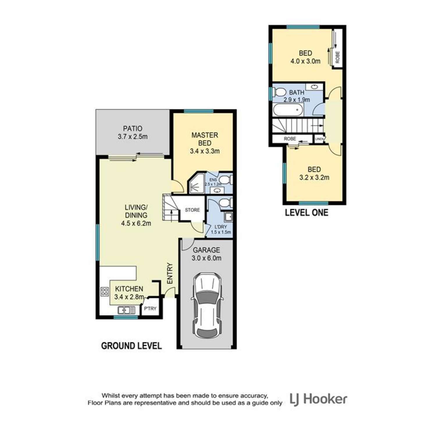 Floorplan of Homely townhouse listing, 32/72-78 Duffield Road, Kallangur QLD 4503