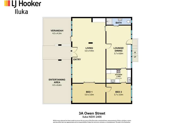 Floorplan of Homely house listing, 3A Owen Street, Iluka NSW 2466