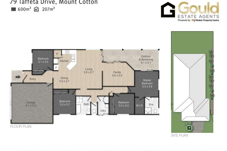 Floorplan of Homely house listing, 79 Taffeta Drive, Mount Cotton QLD 4165