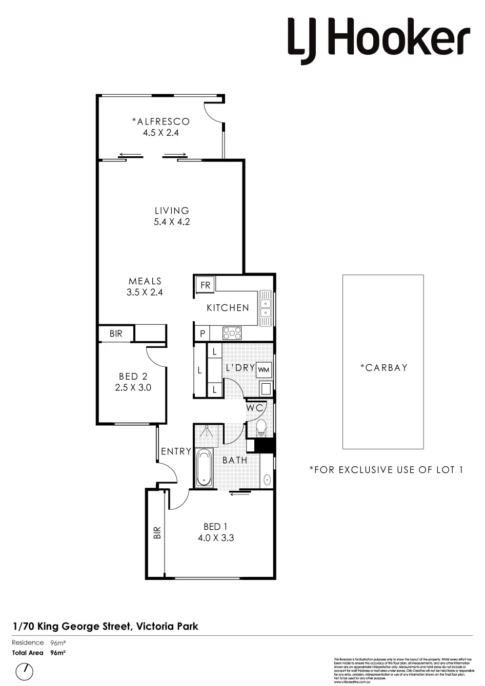 Sold Apartment 1/70 King Street, Victoria Park WA 6100 Jan 9