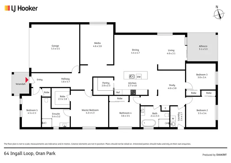 Floorplan of Homely house listing, 64 Ingall Loop, Catherine Field NSW 2557