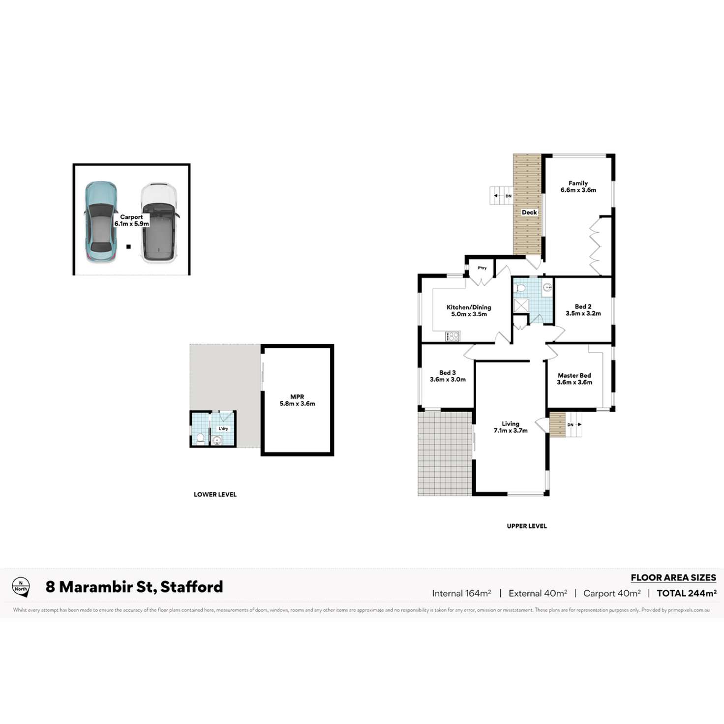Floorplan of Homely house listing, 8 Marambir Street, Stafford QLD 4053