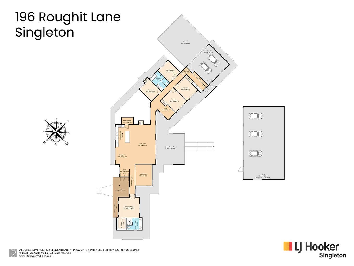 Floorplan of Homely house listing, 196 Roughit Lane, Singleton NSW 2330