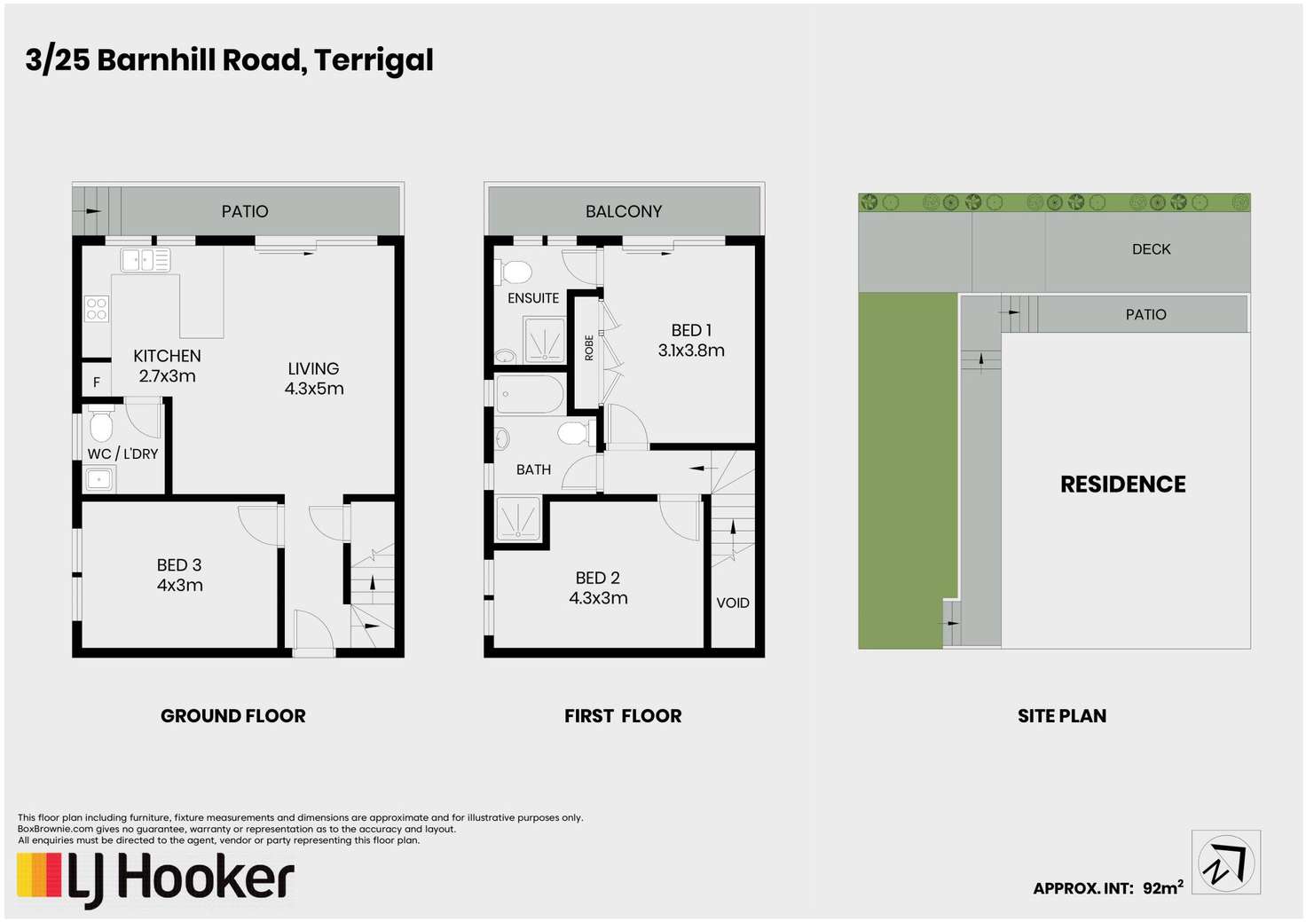 Floorplan of Homely townhouse listing, 3/25 Barnhill Road, Terrigal NSW 2260