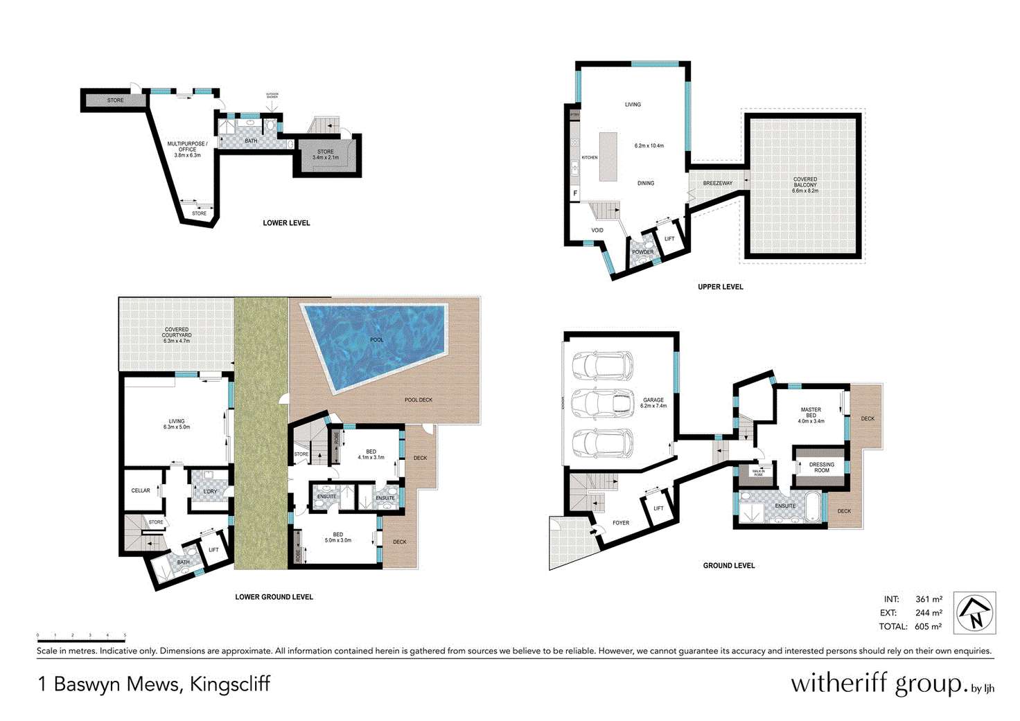 Floorplan of Homely house listing, 1 Baswyn Mews, Kingscliff NSW 2487
