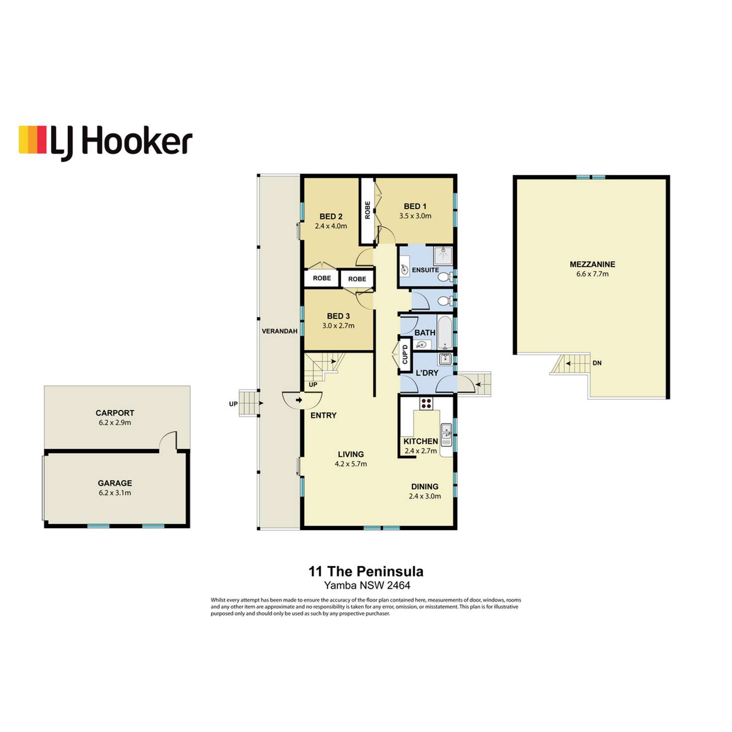 Floorplan of Homely house listing, 11 The Peninsula, Yamba NSW 2464