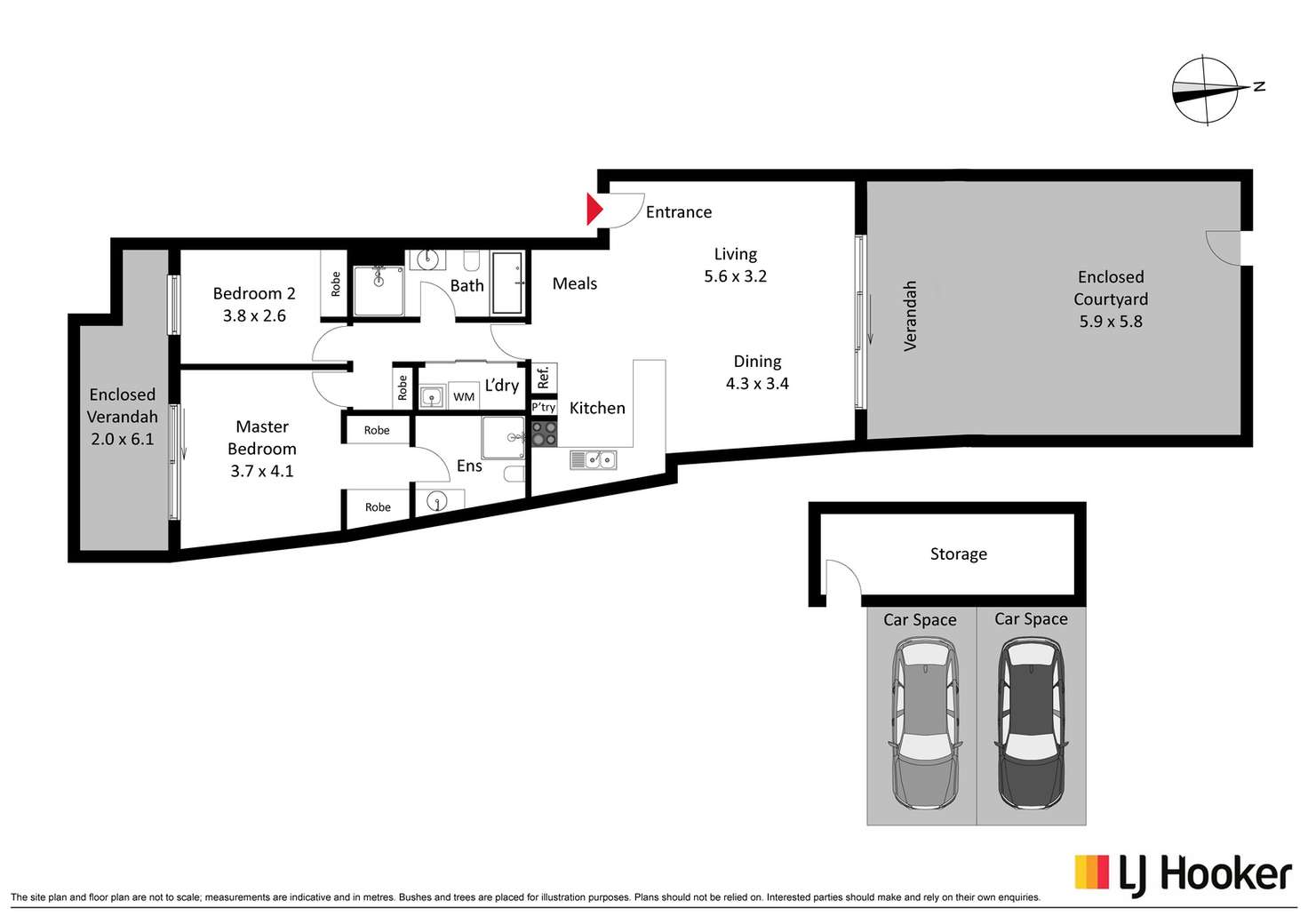 Floorplan of Homely apartment listing, 98/31 Thynne Street, Bruce ACT 2617