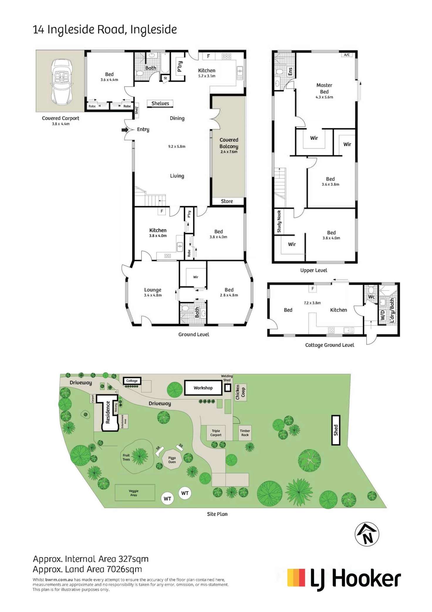 Floorplan of Homely house listing, 14 Ingleside Road, Ingleside NSW 2101