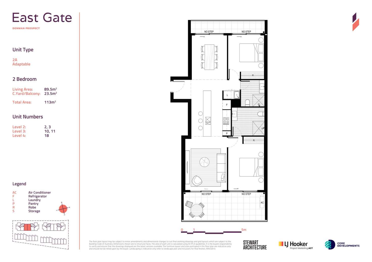 Floorplan of Homely apartment listing, 18/14 Hoolihan Street, Denman Prospect ACT 2611