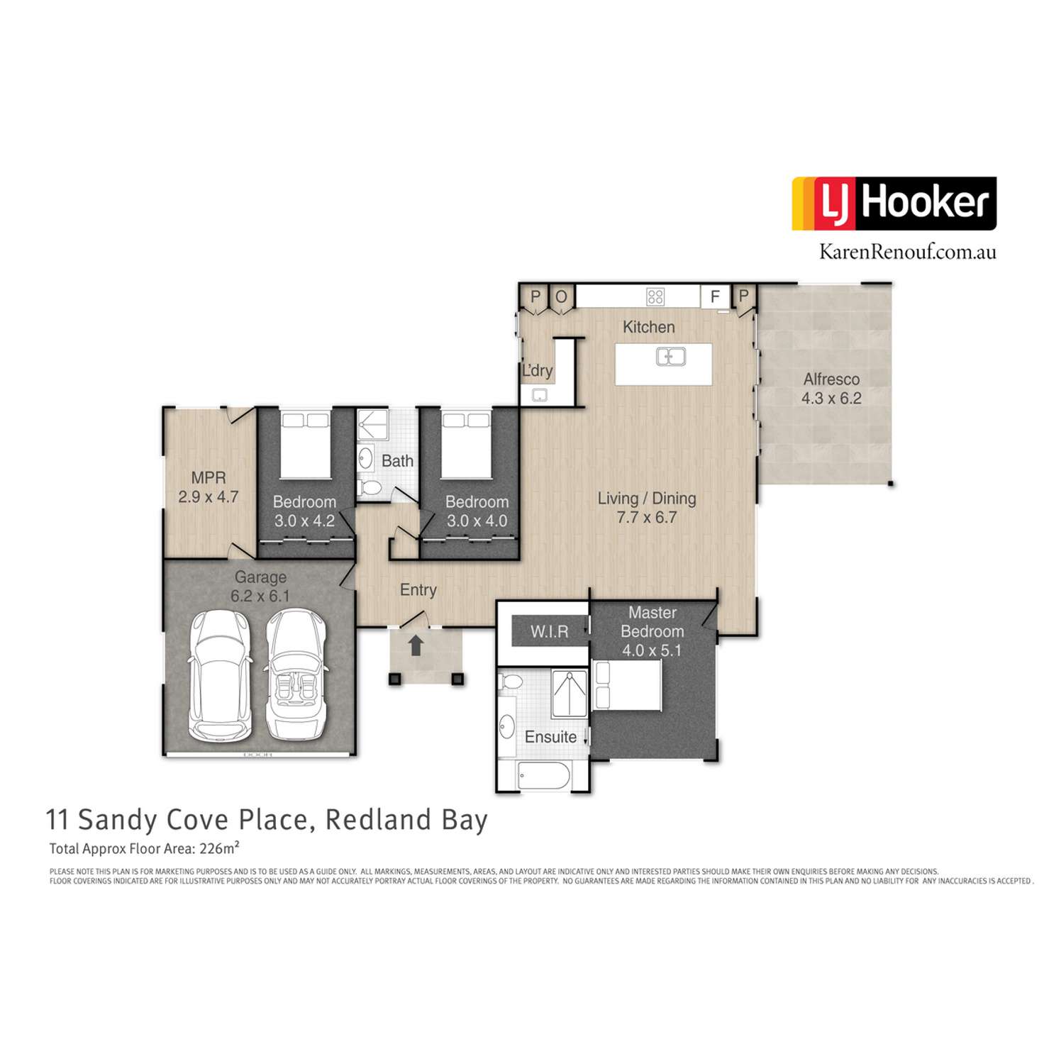 Floorplan of Homely house listing, 11 Sandy Cove Place, Redland Bay QLD 4165
