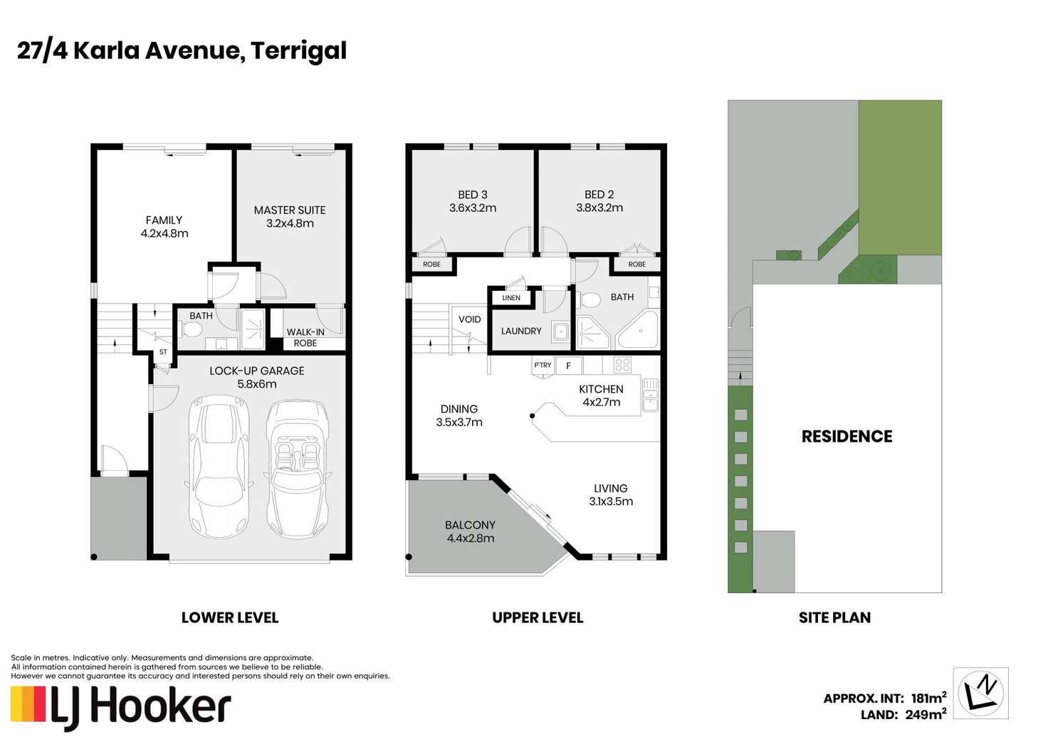 Floorplan of Homely townhouse listing, 27/4 Karla Avenue, Terrigal NSW 2260