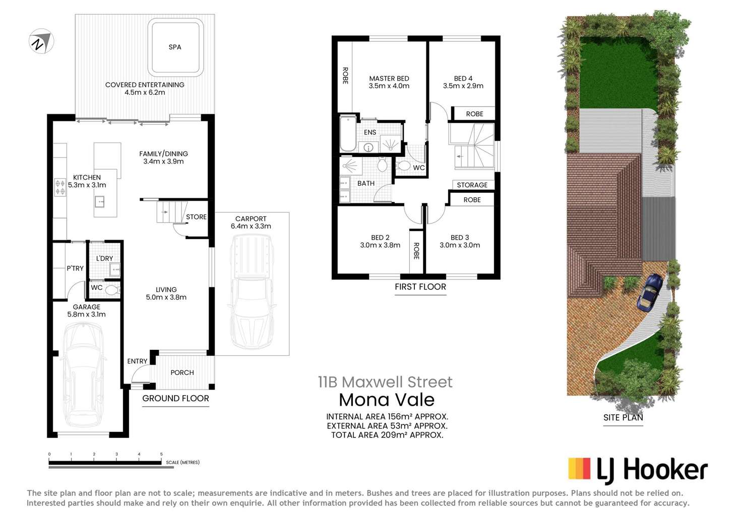 Floorplan of Homely townhouse listing, 11B Maxwell Street, Mona Vale NSW 2103