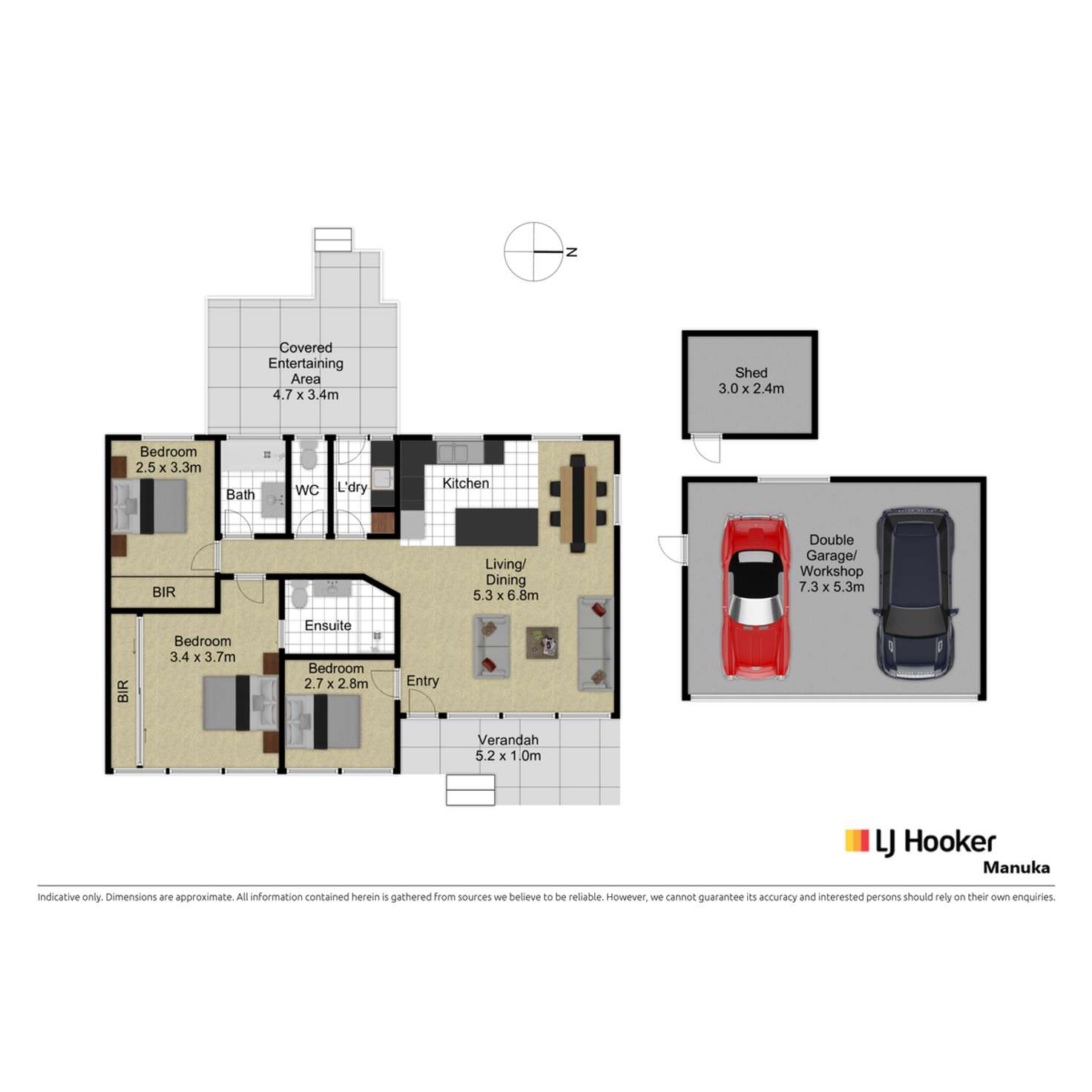 Floorplan of Homely house listing, 7 Eugenia Street, Rivett ACT 2611