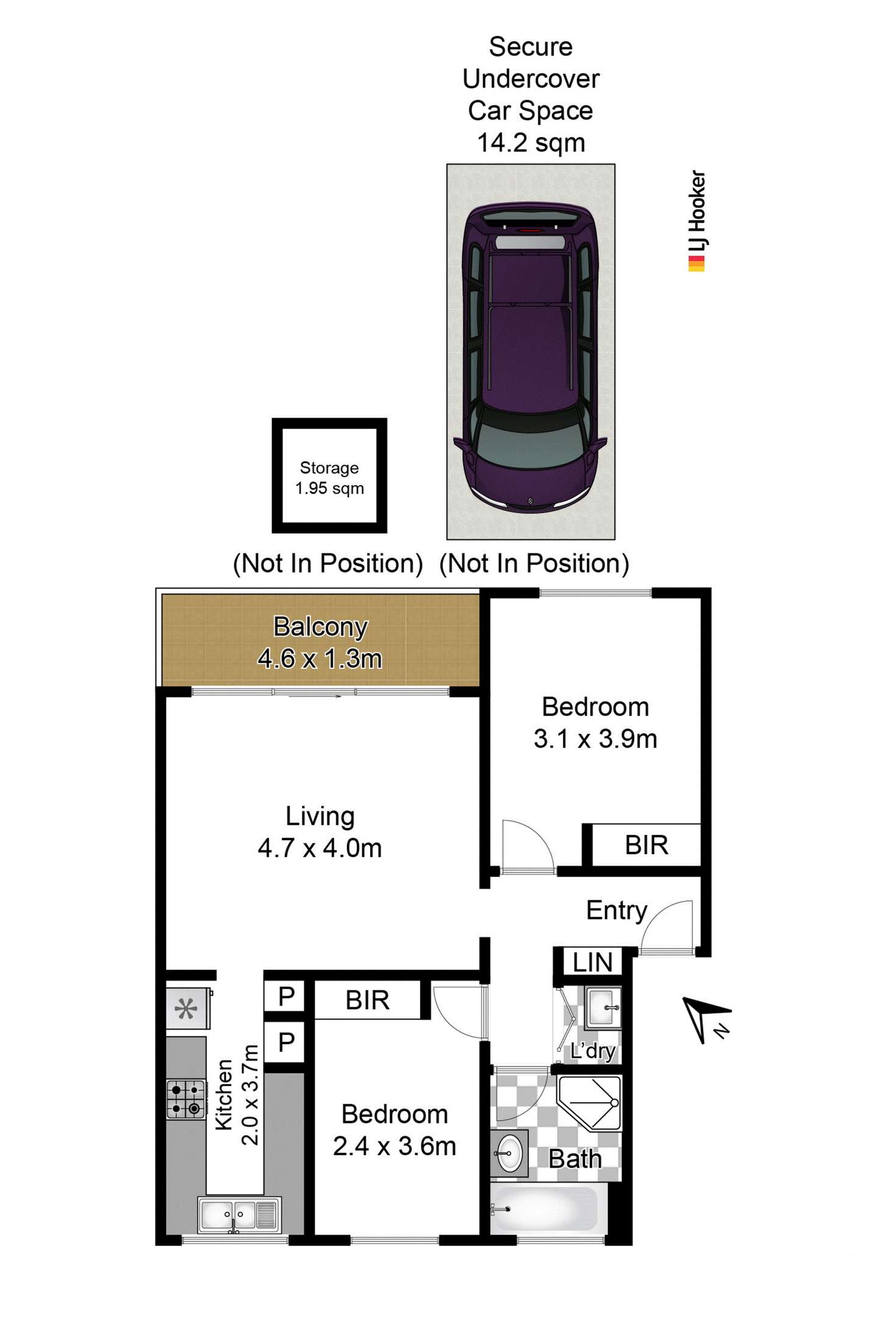 Floorplan of Homely unit listing, 2/120 Burns Bay Road, Lane Cove NSW 2066