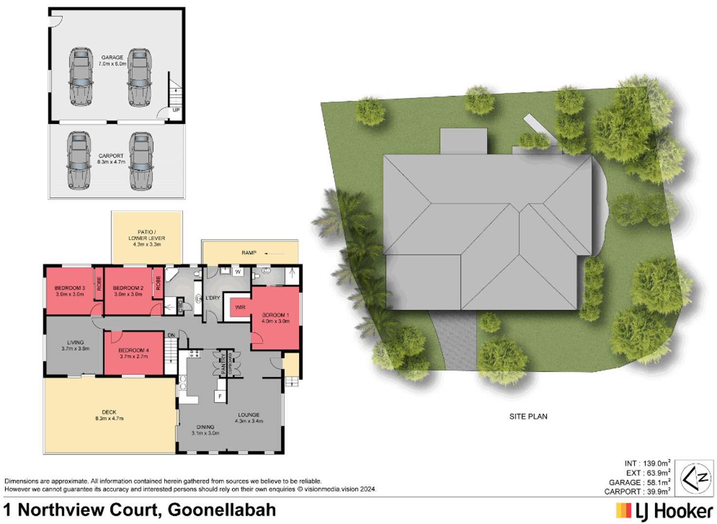 Floorplan of Homely house listing, 1 Northview Court, Goonellabah NSW 2480